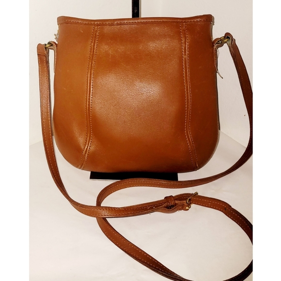 Coach USA 9990 Vintage British Tan Leather Framed Small Crossbody Pouch - Picture 8 of 8